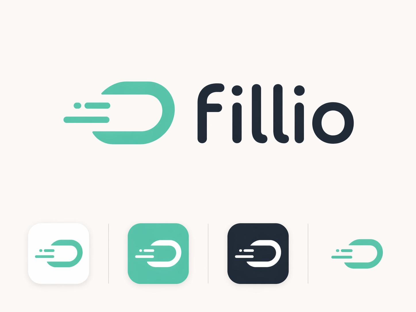 Fillio logo system